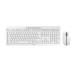 CHERRY keyboard desktop set STREAM Wireless DE layout white/gray