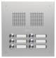 Grothe 78723 TS 787 2-3 Türstation EV1 silber 2rh UP mit Kasten 6 Klingeltaster 