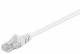 Goobay 68505 CAT 5e patch cable, U/UTP, white - CCA copper mixture