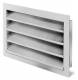 Helios Ventilatoren 112 Helios WSG 60/30 Wetterschutzgitter rechteckig Aluminium eloxiert 