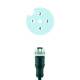 LED2Work 200100-04 Sensorkabel 4p PUR 5 m M12 Buchse/off. Ltg. A kod. 24 VDC