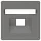 Siemens 5TG1228 DELTA i-system, carbonmetallic Abdeckpl. UAE-Anschlussdo