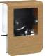 Hager SL20080901D5 device carrier univ. design for UP+frame 20x80 mm decor oak
