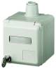 Mennekes 4162ZA Cepex wall socket 16 A 3-pole 6 h 230 V with labeling field