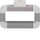 Hager HR833 Wandler für Fi-Relais geschlossen 200x500 mm