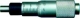 MIB Messzeuge 01021067 Präzisions Einbau-Messschraube, Ablesung 0,01mm Messfläche Stahl Typ M82/1