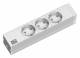 Bachmann 333.417 10´ 1HE 3xSchuko Strom 2m Schuko 208mm