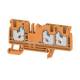 Weidmüller 3023550000 S3C 4 OR through-connection terminal block SNAP 