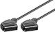 Goobay 11762 Scart-Verbindungskabel, vernickelt, ø mm, Scart-Stecker (21-Pin) > Scart-Stecker (21-Pin)