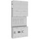 ABN EZ27131 Zählerplatz eHZ 3Z 1R mit HLAK 5p. BxH: 500x1050 mm