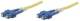 Intellinet 470605 Fiber Optic Fiber optic cable, duplex, singlemode SC / SC, 9/125 micron, OS2, 1m, yellow