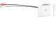 Hager GMSET109016 Multimedia connection set for 3.5 mm jack to 2x RCA front-reversible traffic white