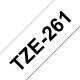 Brother TZE261 Label tape 36 mm white/black 