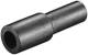 Goobay 11836 Insulation sleeve for F connector, RG-6, RG-59, black, weatherproof sleeve made of PVC