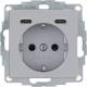 Berker 48151404 Steckdose SCHUKO/USB CC 20W PD B3 alu mt
