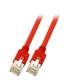 Patchkabel RJ45, CAT5e 100Mhz, 2m rot, S-STP(S/FTP) *Crossover*,ND-UC300+TM21