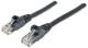 Intellinet 342070 Cat6 U/UTP Netzwerk-Patchkabel, 3 m, schwarz, 10G, 250 MHz, 24 AWG, RJ45, Litzendraht, Rastnasenschutz, vergoldete Kontakte