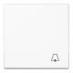 JUNG A590BFKWW JG rocker with symbol bell break-proof series A alpine white