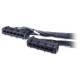 APC DDCC6-011 Data Distribution Kabel RJ-45 F zu RJ-45 F 3,4 m UTP CAT 6 Schwarz