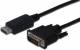 DIGITUS DisplayPort adapter cable DP-DVI 2.0m DP 1.1a black.