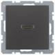 Berker 3315426086 High Definition Steckdose Q.1/Q.3 anthrazit samt