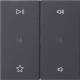 GIRA 538428 Rocker 2f Audiostrg System 55 Anthracite