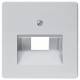 Siemens 5TG1257 DELTA i-system aluminum metallic, Abdeckpl
