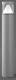 RZB 612162.004, 10 W, 520 lm, 830, silber, on/off Pollerleuchten, D 115