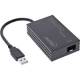InLine® USB-A to SFP Gigabit Fiber Network Adapter (10/100/1000 Mb/s)