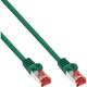 InLine® Patchkabel, S/FTP (PiMf), Cat.6, 250MHz, PVC, Kupfer, grün, 20m