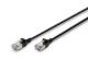 DIGITUS DK-1632-A-005S-BL Patch cable CAT 6A F/FTP Slim 0.50 m black