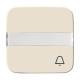 Busch Jaeger 2CKA001731A0629 2506N/KI-212 cover for push-button with labeling field Busch-Duro 2000 SI white
