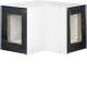 Hager L69619016 Inneneck zu FWK90 E90/E30 100x160 mm verkehrsweiß