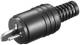 Goobay 11241 Speaker connector with screw - kink protection, screwable housing