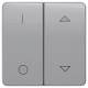 Siemens 5TG7933 DELTA profil silver rocker m, I0 u. Jalousie for blind switch