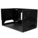 Startech.com WALLSHELF4U Wandmontage Server Rack mit Fachboden 4HE anpassbar 30,5 cm – 45,7 cm