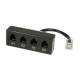 Logilink MP0036 Modular telephone distributor 4 port 1x RJ45