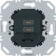 Berker 270415 USB Ladesteckdose UP C+C PD 20W eckiger Tragring anthrazit matt