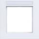 Hager WAD6101WG frame 1-way labelling field A.1 light white glossy
