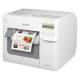 Epson TM-C3500, cutter, disp., USB, Ethernet, white
