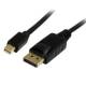 Startech.com MDP2DPMM2M 2m Mini DisplayPort to DisplayPort 1.2 adapter cable M/M - DisplayPort 4K