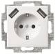 Busch Jaeger 2CKA002011A6266 BJ 20 EUCB2USB-914 SCHUKO/2x USB socket