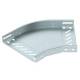 OBO Bettermann 6036002 RB 45 320 FS Bogen 45° für Kabelrinne horizontal 