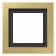 Jung MED2981C Rahmen 1fach LS/FD-design Messing classic