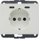 Berker 48157009 Steckdose SCHUKO/USB CC 20W PD Kx pw gl