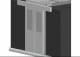 Vertiv (Knürr) SmartAisle sliding door GB1200 H2000, light gray