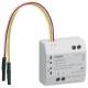 Hager TRM694G radio flush-mounted switching actuator 1-gang binary input. 2f 230V/4A 24VDC/4A 12VDC/2A