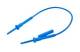 Chauvin Arnoux P01295526 HV test lead 15 kV (50 cm) with axial socket (blue)