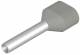 Weidmüller ferrule 0.75 mm ² gray, H0, 75/17DZHGR