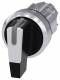 Siemens 3SU10522CM600AA0 toggle switch illuminated 22mm round black white